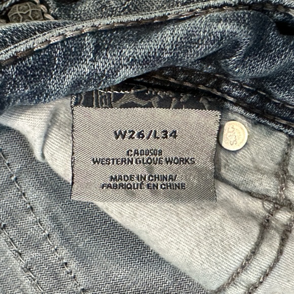 Silver Bootcut Jeans - Picture 3 of 4